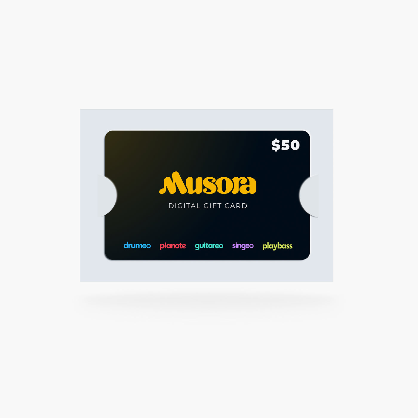 Musora Digital Gift Card