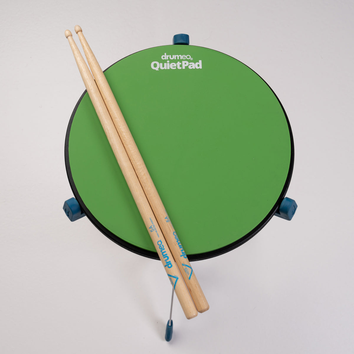 Drumeo QuietPad - Tapis D'Entraînement Batterie Silencieux Double Face 30,5 Cm