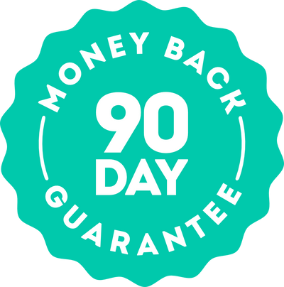 90-day guarantee badge