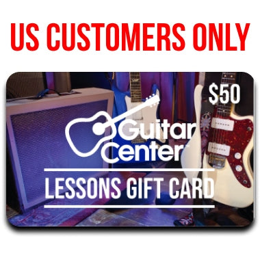 [US ONLY] Guitar Center - $50 Lessons Center Gift Card