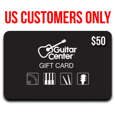 [US ONLY] Guitar Center - $50 In-Store Gift Card