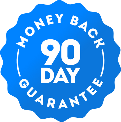 90-day guarantee badge