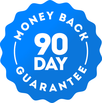 90-day guarantee badge